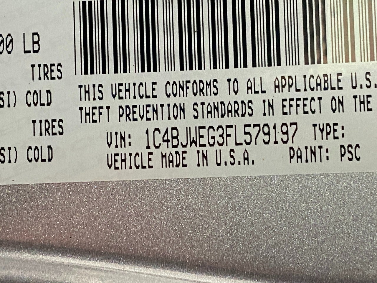 2015 Jeep Wrangler Unlimited 4WD 4dr Sahara