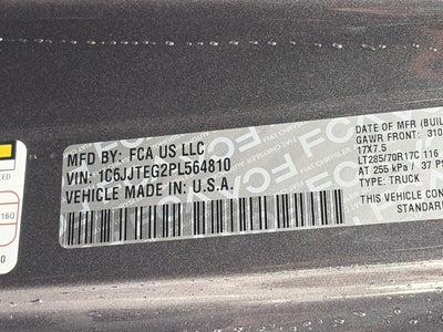 2023 Jeep Gladiator Mojave 4x4