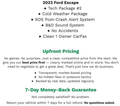 2023 Ford Escape Active AWD