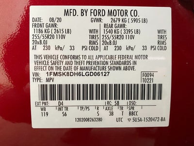 2020 Ford Explorer XLT 4WD