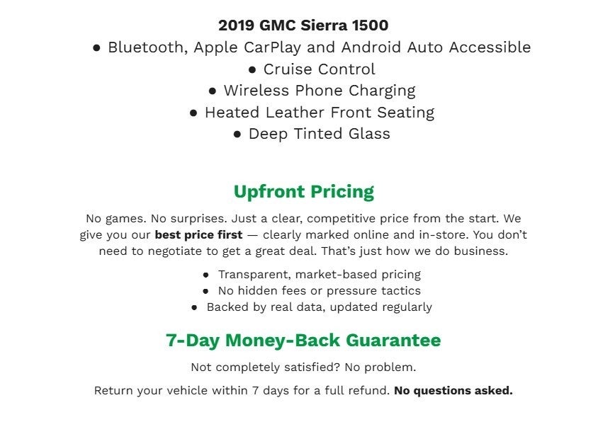 2019 GMC Sierra 1500 4WD Crew Cab 147 SLT