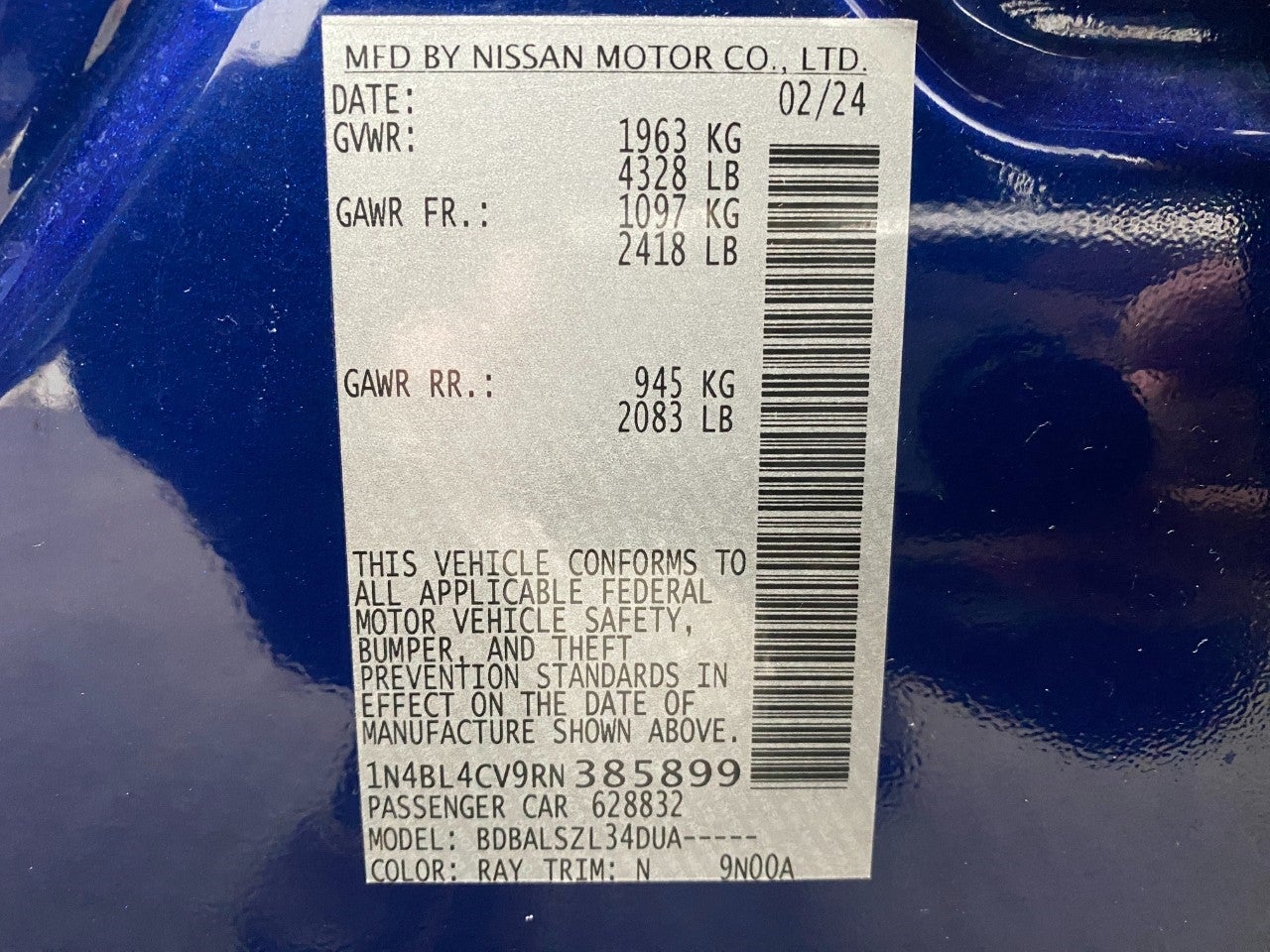 2024 Nissan Altima 2.5 SR Sedan