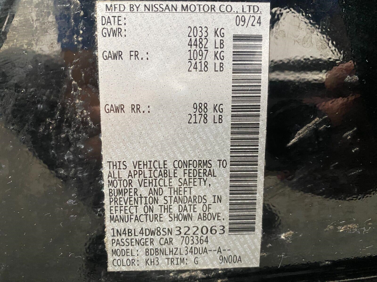 2025 Nissan Altima SV AWD