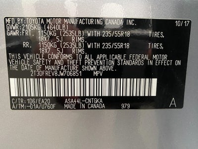 2018 Toyota RAV4 Limited AWD