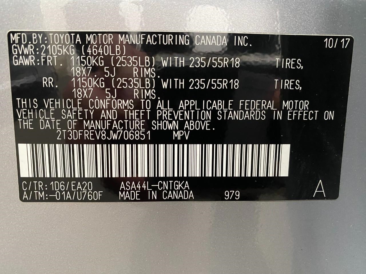 2018 Toyota RAV4 Limited AWD