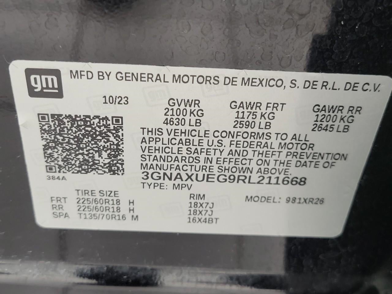 2024 Chevrolet Equinox AWD 4dr LT w/1LT