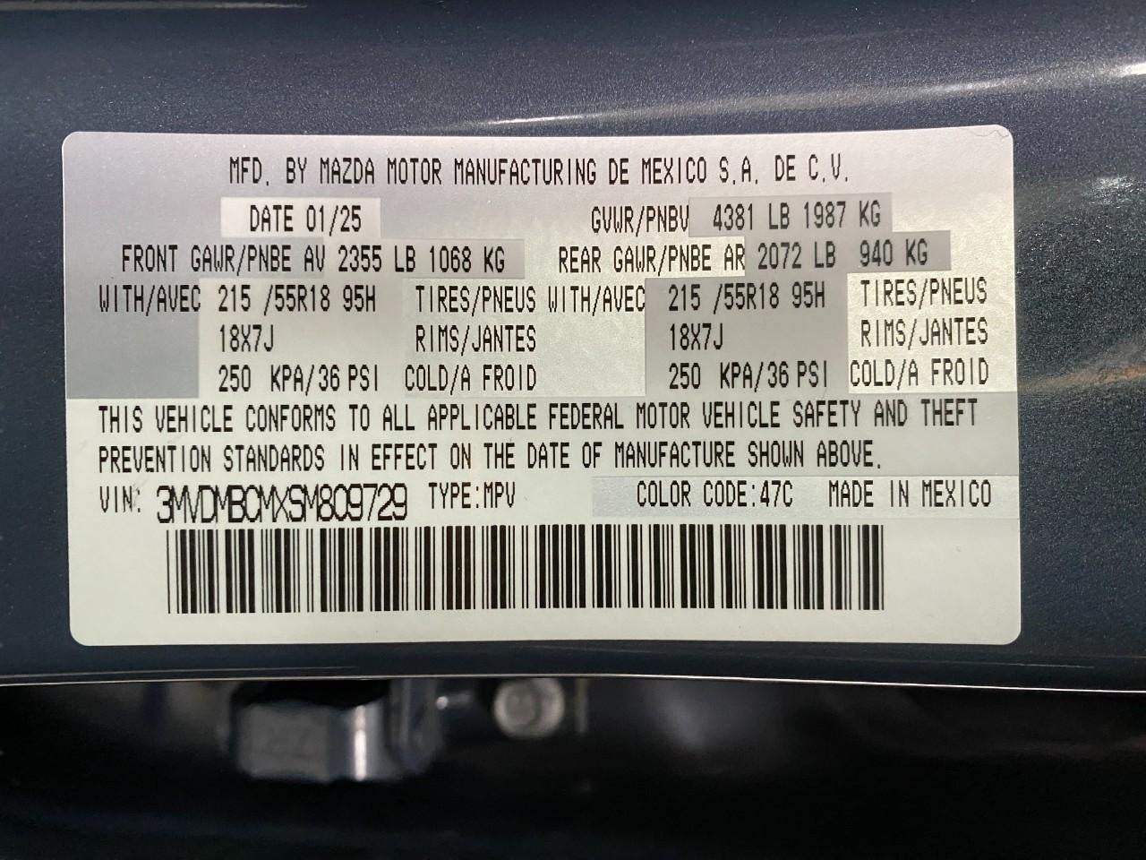 2025 Mazda Mazda CX-30 2.5 S Carbon Edition AWD