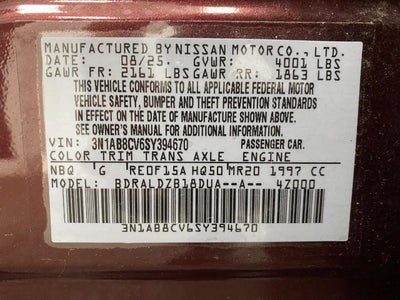 2025 Nissan Sentra SV CVT
