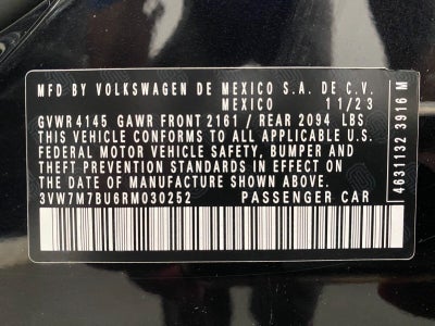 2024 Volkswagen Jetta SE Auto