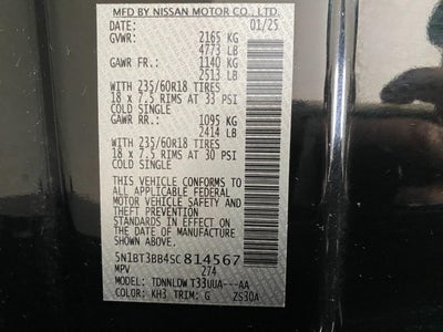 2025 Nissan Rogue AWD SV