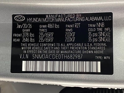 2026 Hyundai TUCSON SE AWD