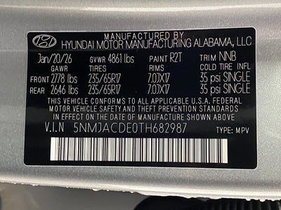 2026 Hyundai TUCSON SE AWD