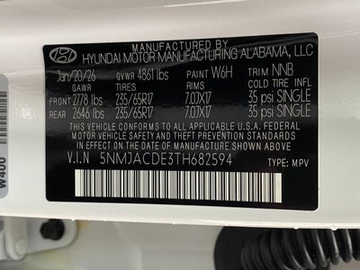 2026 Hyundai TUCSON SE AWD