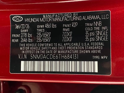 2026 Hyundai TUCSON SE AWD