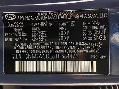 2026 Hyundai TUCSON SE AWD