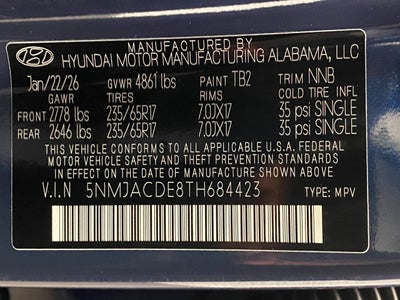 2026 Hyundai TUCSON SE AWD