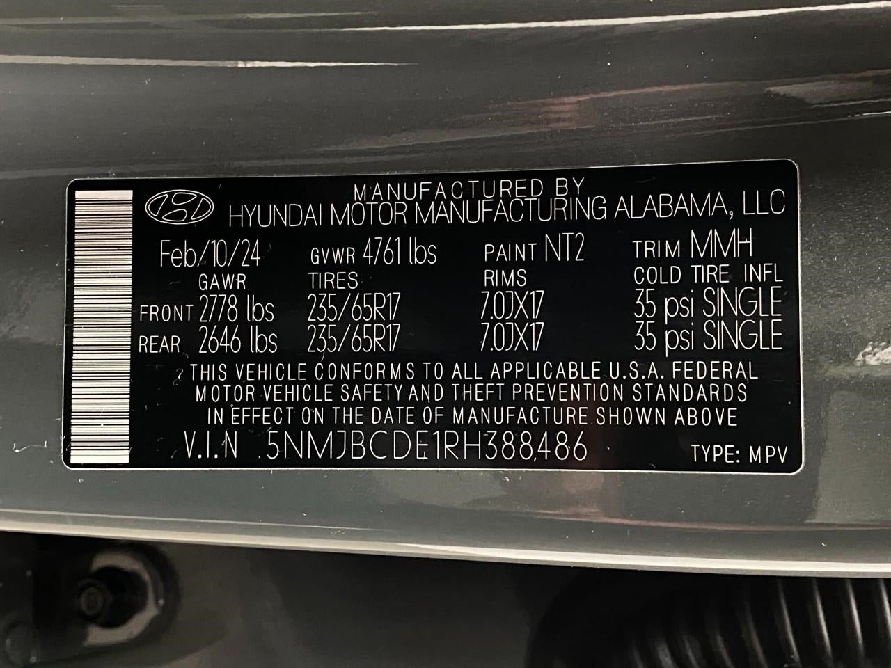 2024 Hyundai TUCSON SEL AWD