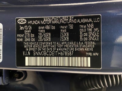 2026 Hyundai TUCSON SEL AWD