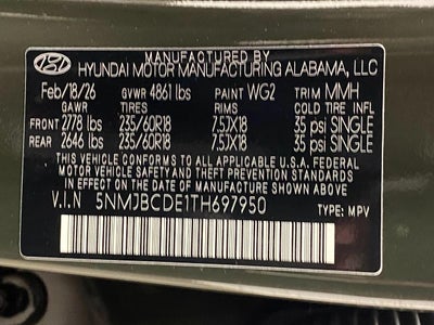 2026 Hyundai TUCSON SEL AWD