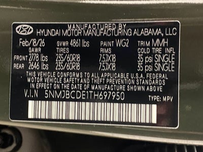 2026 Hyundai TUCSON SEL AWD