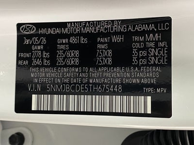 2026 Hyundai TUCSON SEL AWD