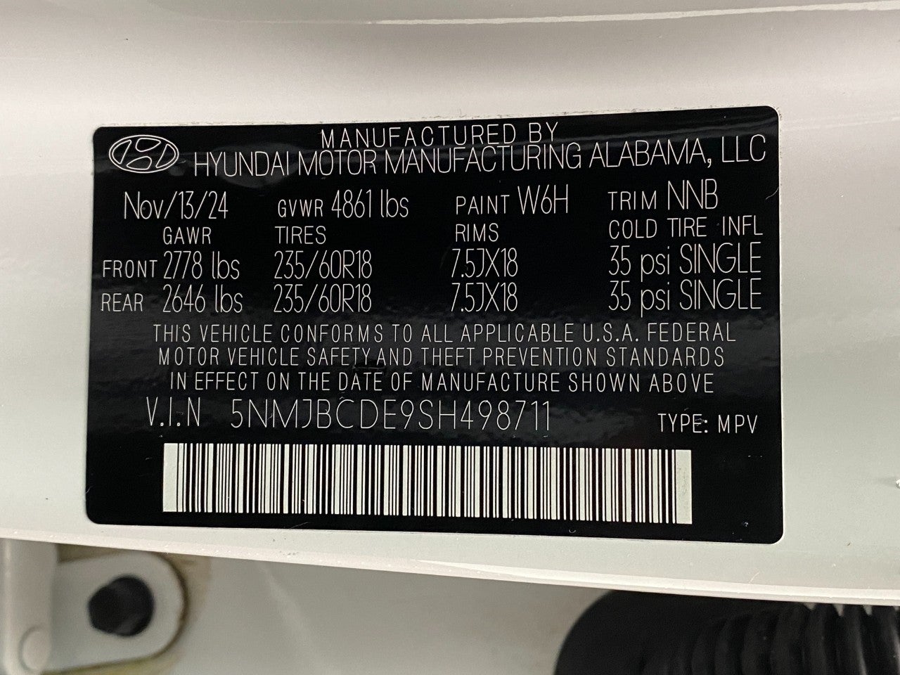 2025 Hyundai TUCSON SEL AWD