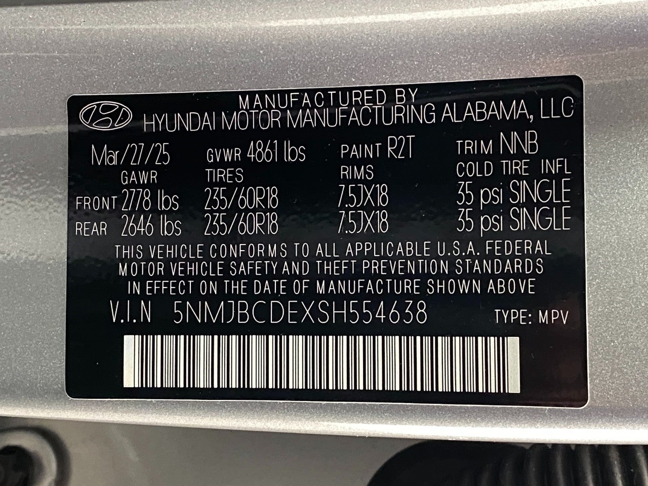2025 Hyundai TUCSON SEL AWD