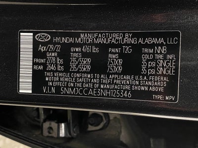 2022 Hyundai TUCSON SEL AWD