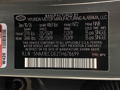 2026 Hyundai TUCSON Limited AWD