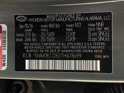 2026 Hyundai TUCSON Limited AWD