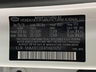 2026 Hyundai TUCSON Limited AWD