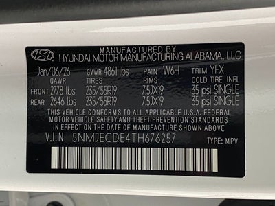 2026 Hyundai TUCSON Limited AWD