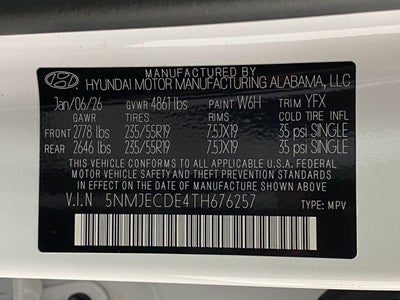 2026 Hyundai TUCSON Limited AWD