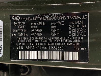 2026 Hyundai TUCSON Limited AWD