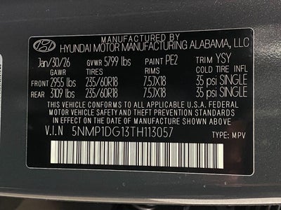 2026 Hyundai SANTA FE HYBRID SE