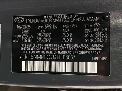 2026 Hyundai SANTA FE HYBRID SE