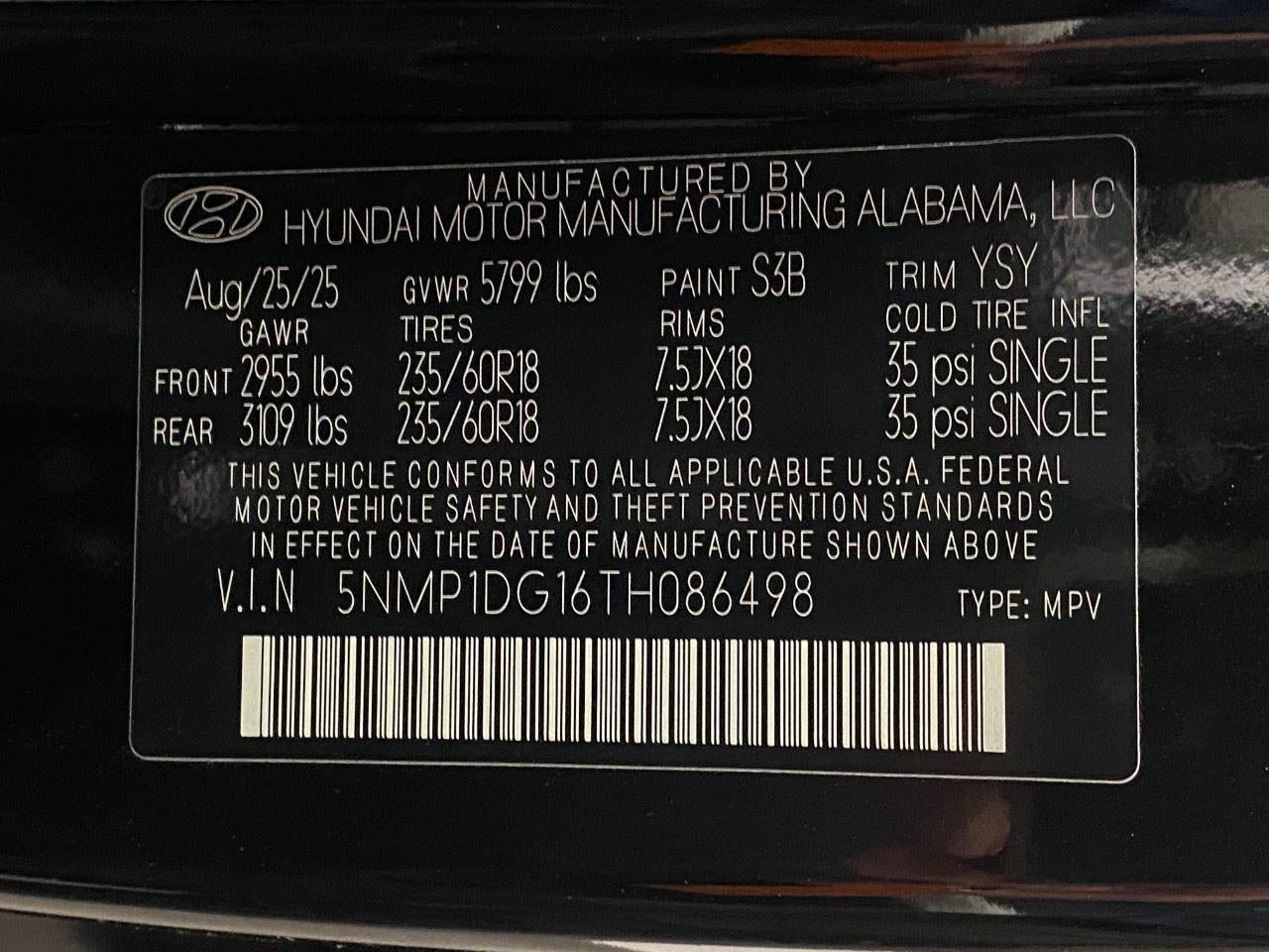 2026 Hyundai SANTA FE HYBRID SE