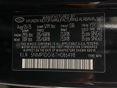 2026 Hyundai SANTA FE HYBRID SE