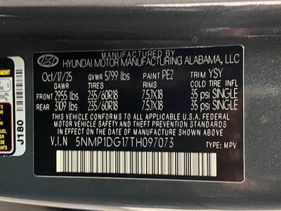 2026 Hyundai SANTA FE HYBRID SE