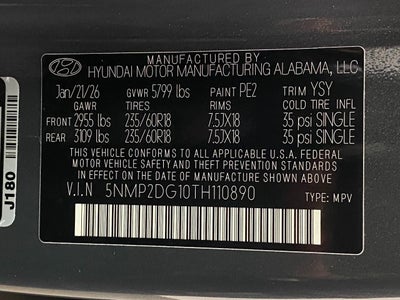 2026 Hyundai SANTA FE HYBRID SEL