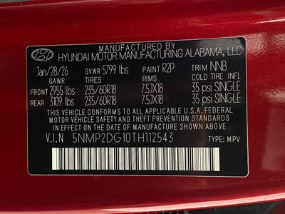 2026 Hyundai SANTA FE HYBRID SEL