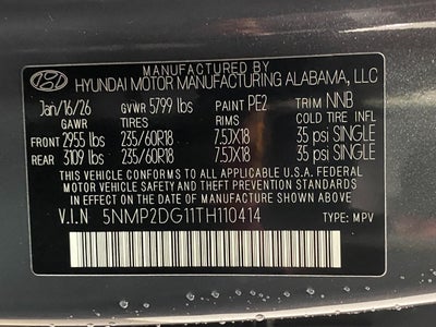 2026 Hyundai SANTA FE HYBRID SEL