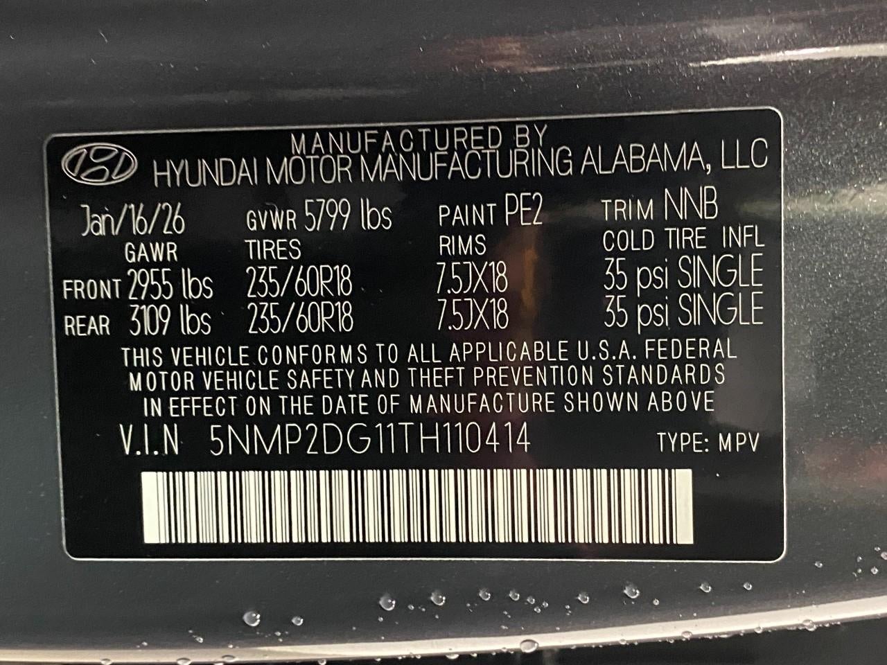 2026 Hyundai SANTA FE HYBRID SEL