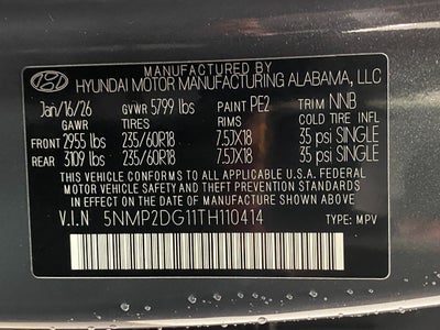 2026 Hyundai SANTA FE HYBRID SEL