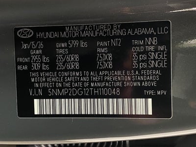 2026 Hyundai SANTA FE HYBRID SEL