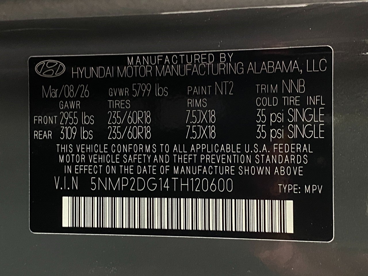 2026 Hyundai SANTA FE HYBRID SEL