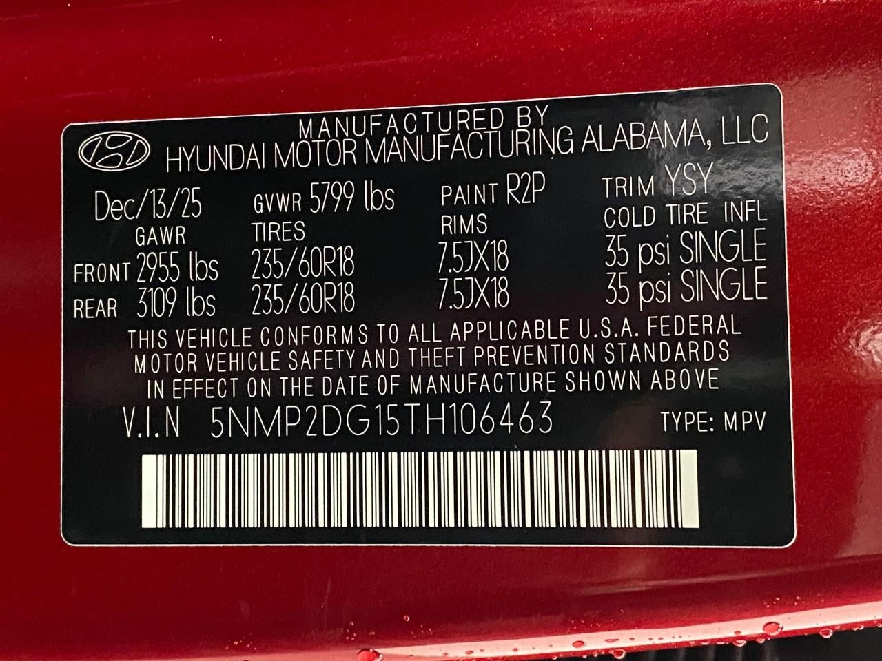 2026 Hyundai SANTA FE HYBRID SEL