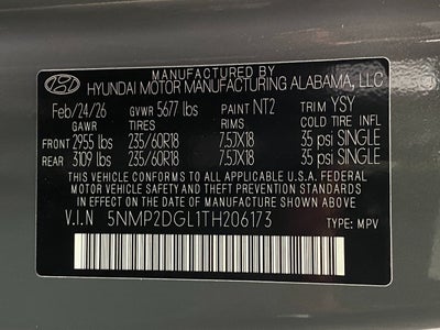 2026 Hyundai SANTA FE SEL AWD