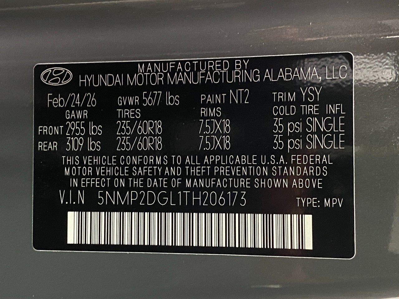 2026 Hyundai SANTA FE SEL AWD