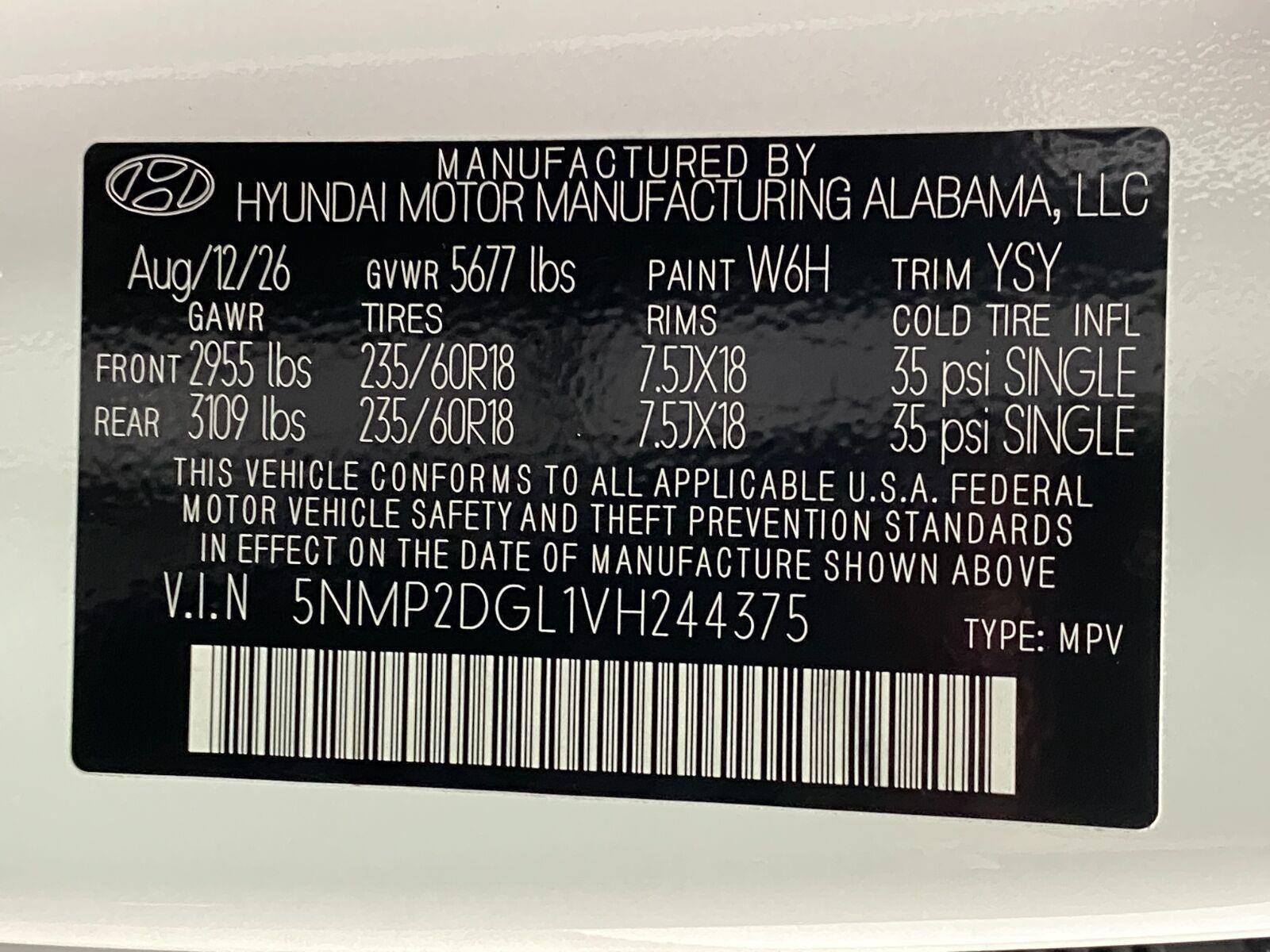 2027 Hyundai SANTA FE SEL AWD